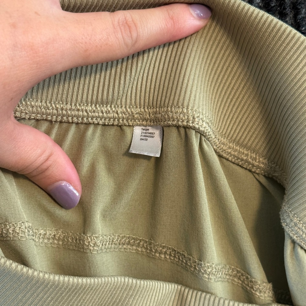 All in Motion Cargo Joggers Women XS Green Stretch Utility Hiking Pants - Picture 7 of 8